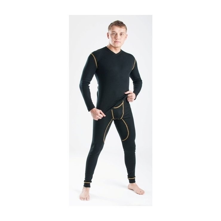 Комплект мужской спортивный, рост 182-188 см, черный фото 1