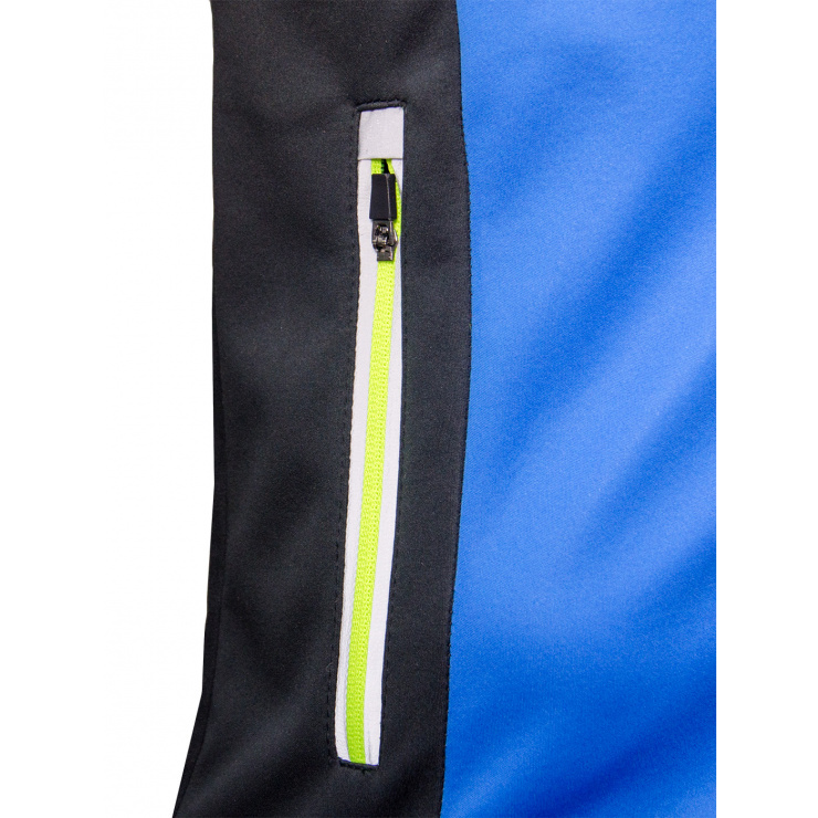 Куртка разминочная RAY WS модель RACE (UNI) синий/черный синий шов с/о молния фото 4