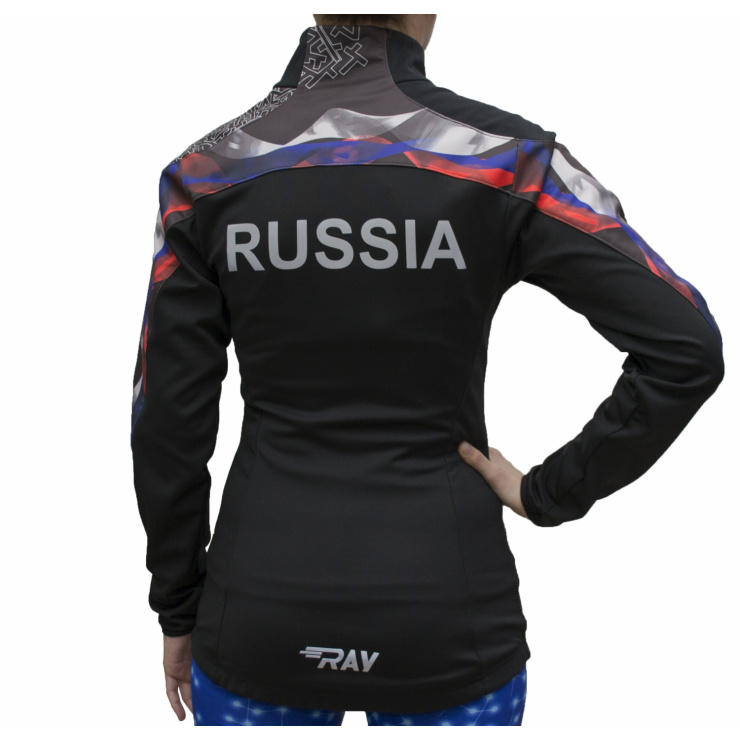 Куртка разминочная RAY WS модель PRO RACE (Woman) принт фото 2