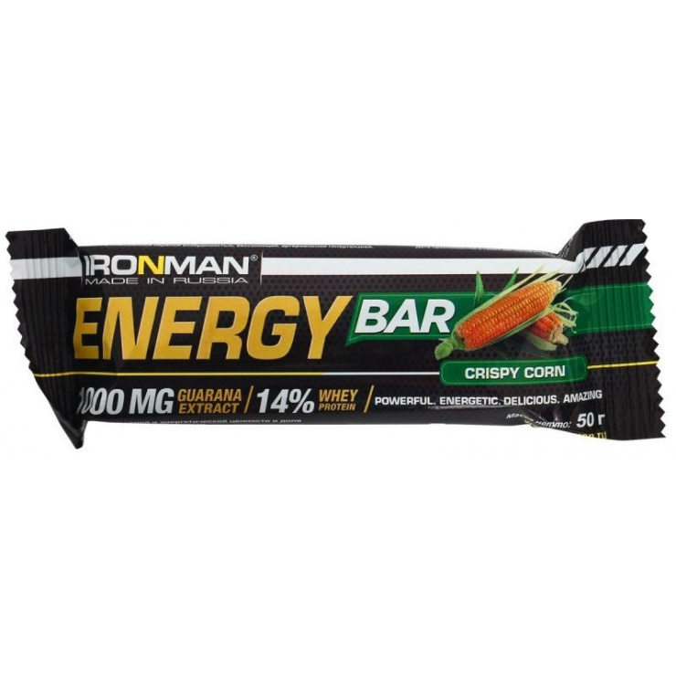 Батончик IRONMAN Energy Bar с гуараной 50гр. фото 3