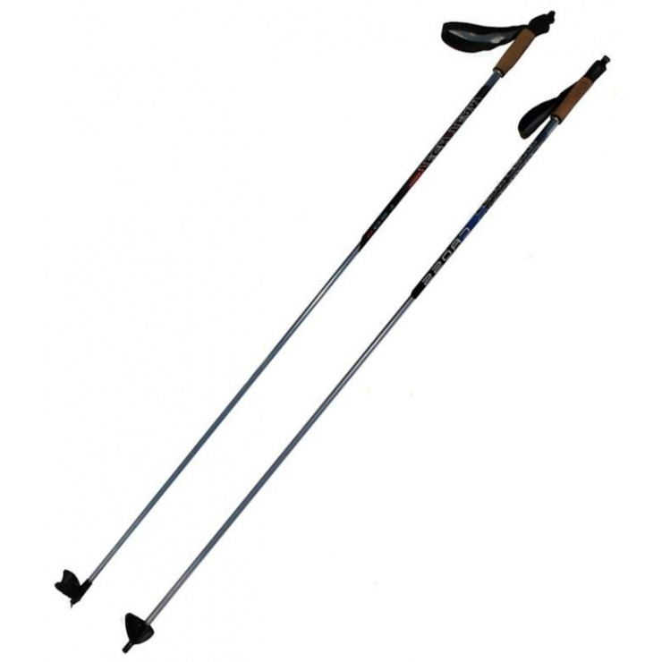 Палки лыжные TT алюм., ручка пробковая, опора 10 мм фото 1