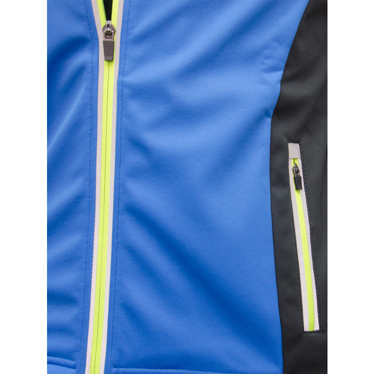 Куртка разминочная RAY WS модель RACE (UNI) синий/черный синий шов с/о молния фото 5