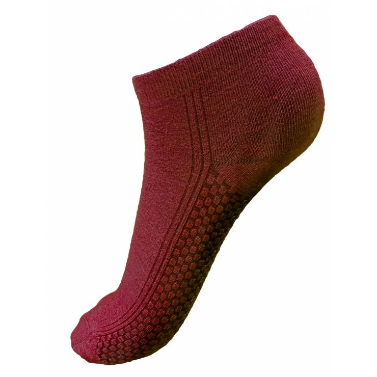 Носки  BAMBOO SHENGHUA, низкие, бордовый фото 1