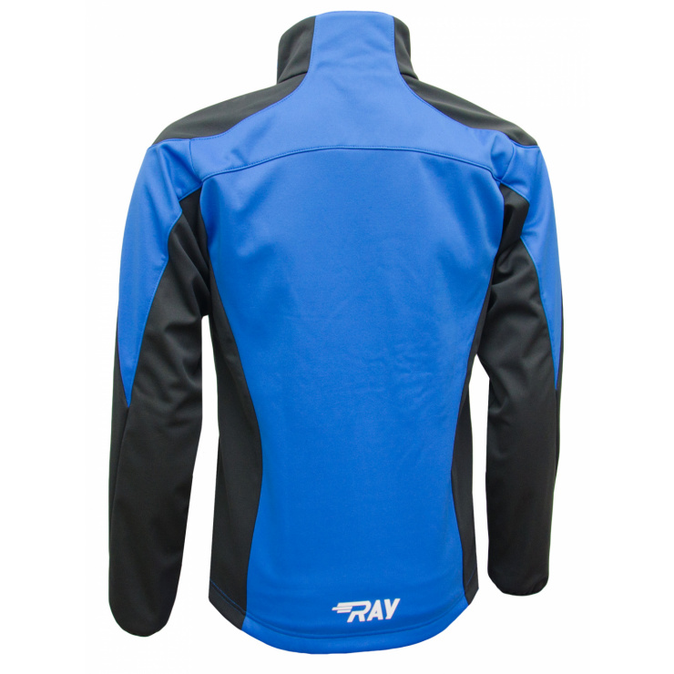 Куртка разминочная RAY WS модель RACE (UNI) синий/черный синий шов с/о молния фото 2