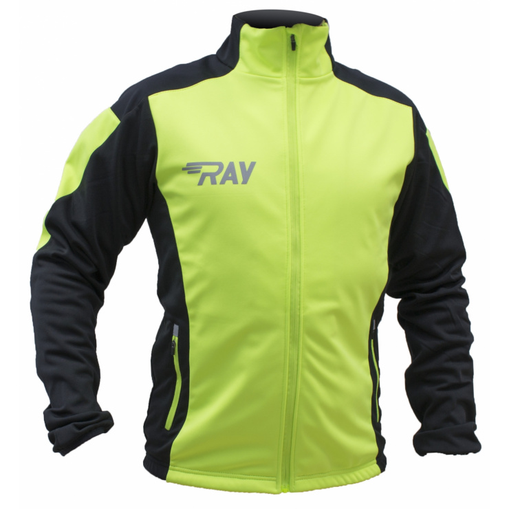 Куртка разминочная RAY WS модель PRO RACE (Men) лимонный/черный фото 1