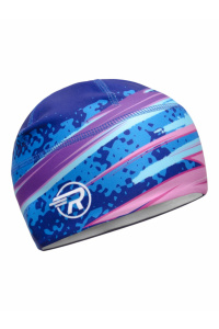 Шапочка RAY модель RACE материал термо-бифлекс FAST фуксия/голубой