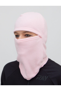 Маска ветрозащитная (шлем) флис, розовый