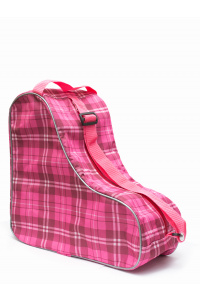 Сумка RAY для коньков и роликовых коньков, Клетка розовая БР