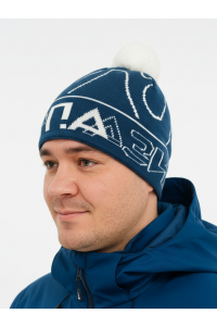 Шапочка синяя Европа-Азия 2025