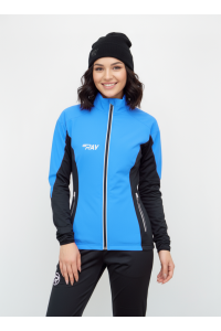 Куртка разминочная RAY WS модель PRO RACE (Women) бирюза/черный с/о молния