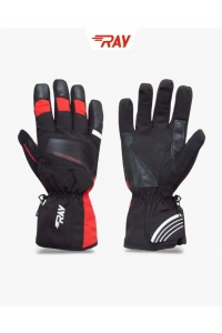 Перчатки RAY зимние черный/красный