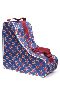 Сумка RAY для коньков и роликовых коньков, Звезда красная, синий