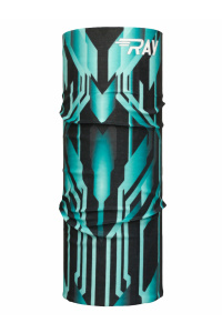 Труба-маска RAY принт KIBER 2 бирюза