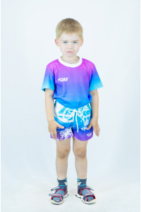 Футболка RAY (Kids) принт неон