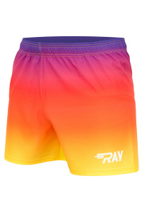 Шорты  RAY укороченные (MEN), без подтрусников, принт Градиент 4