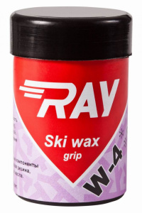 Мазь лыжная RAY W-4 0-2°C синтетическая светло-фиолетовая (35г)