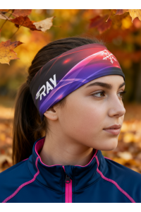 Повязка трикотажная принт RAY радуга, принт