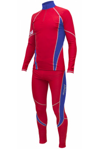 Комбинезон лыжный гоночный RAY модель STAR (UNI) красный/синий