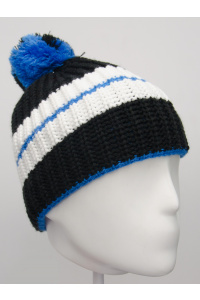 Шапочка RAY вязанная Арктика, черный/синий