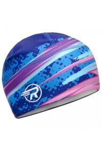Шапочка RAY модель RACE материал термо-бифлекс FAST фуксия/голубой