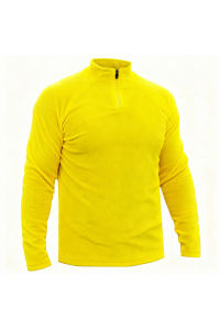 Лонгслив RAY (Men) воротник стойка флис, желтый