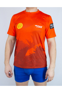 Футболка RAY (Men) принт, красный