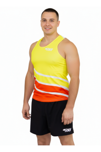 Майка спортивная RAY (Men) принт "Волны"