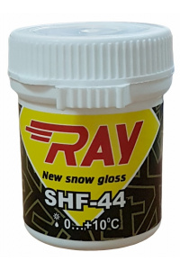 Порошок RAY SHF-44 0+10°C на новый, глянцевый снег (30г)