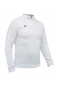 Лонгслив RAY (Men) воротник стойка флис, белый