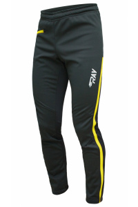 Брюки беговые RAY WS модель ACTIVE (UNI) черный желтая молния