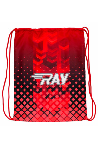 Сумка для обуви RAY принт вектор 2 красный