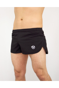 Шорты беговые  AS RAY (Men), с подтрусниками, черный