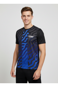 Футболка RAY (Men) принт тигр синий/синий