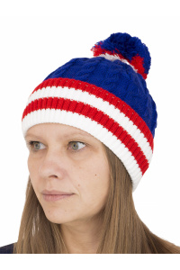 Шапочка RAY Флаг бубон, синий, белый, красный