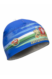 Шапочка RAY модель RACE материал термо-бифлекс синий, принт