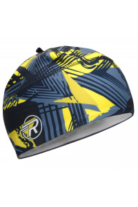 Шапочка RAY модель RACE материал термо-бифлекс жёлтый/серый