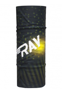 Труба-маска RAY флаг РФ принт снежинка зеленый
