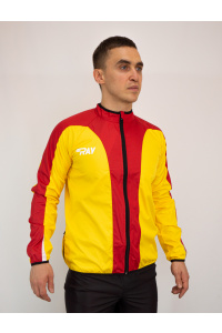 Ветровка RAY модель 2 (UNI) желтый/красный