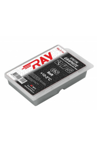 Парафин RAY GS +10-5°С смазка скольжения с графитом, без фтора, мягкая (60г)