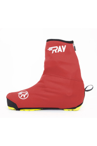 Чехол на ботинки BootCover RAY (UNI) красный, лого с/о