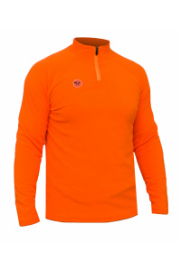 Лонгслив RAY (Men) воротник стойка флис, оранжевый