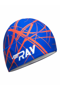 Шапочка RAY модель RACE материал термо-бифлекс синий, принт