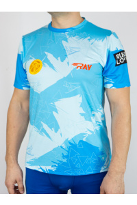 Футболка RAY (Men) принт, голубой