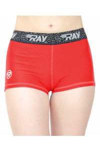 Шорты RAY компрессионные укороченные (Women) красный