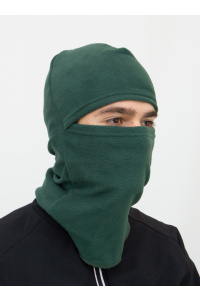 Маска ветрозащитная (шлем) флис, зеленый