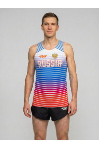 Майка спортивная RAY (Men) Blue Snark, синий градиент