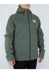 Ветровка RAY Sprint (Men) хаки меланж, белый лого