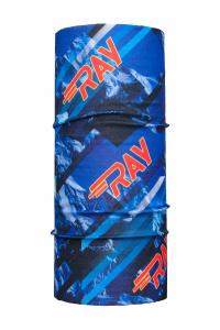 Труба-маска RAY принт красный горы