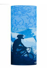 Труба-маска RAY принт velo 4 синий