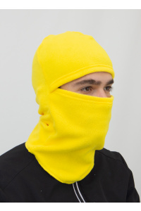 Маска ветрозащитная (шлем) флис, желтый